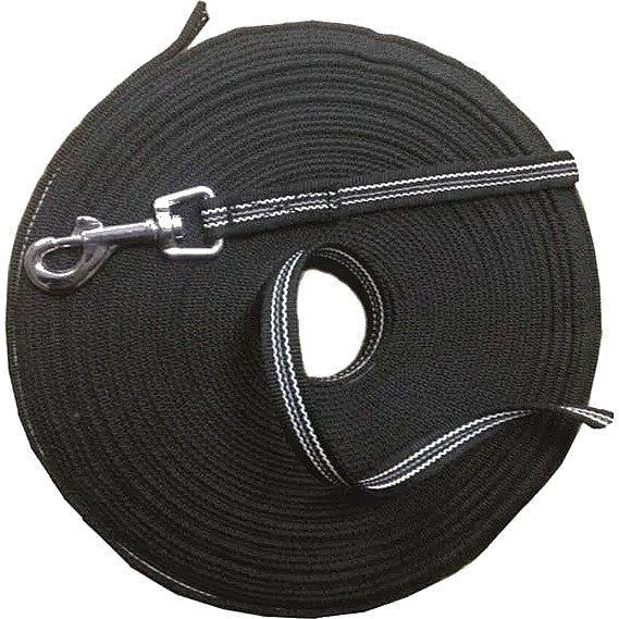 Sporline flat med gummigripp 15m