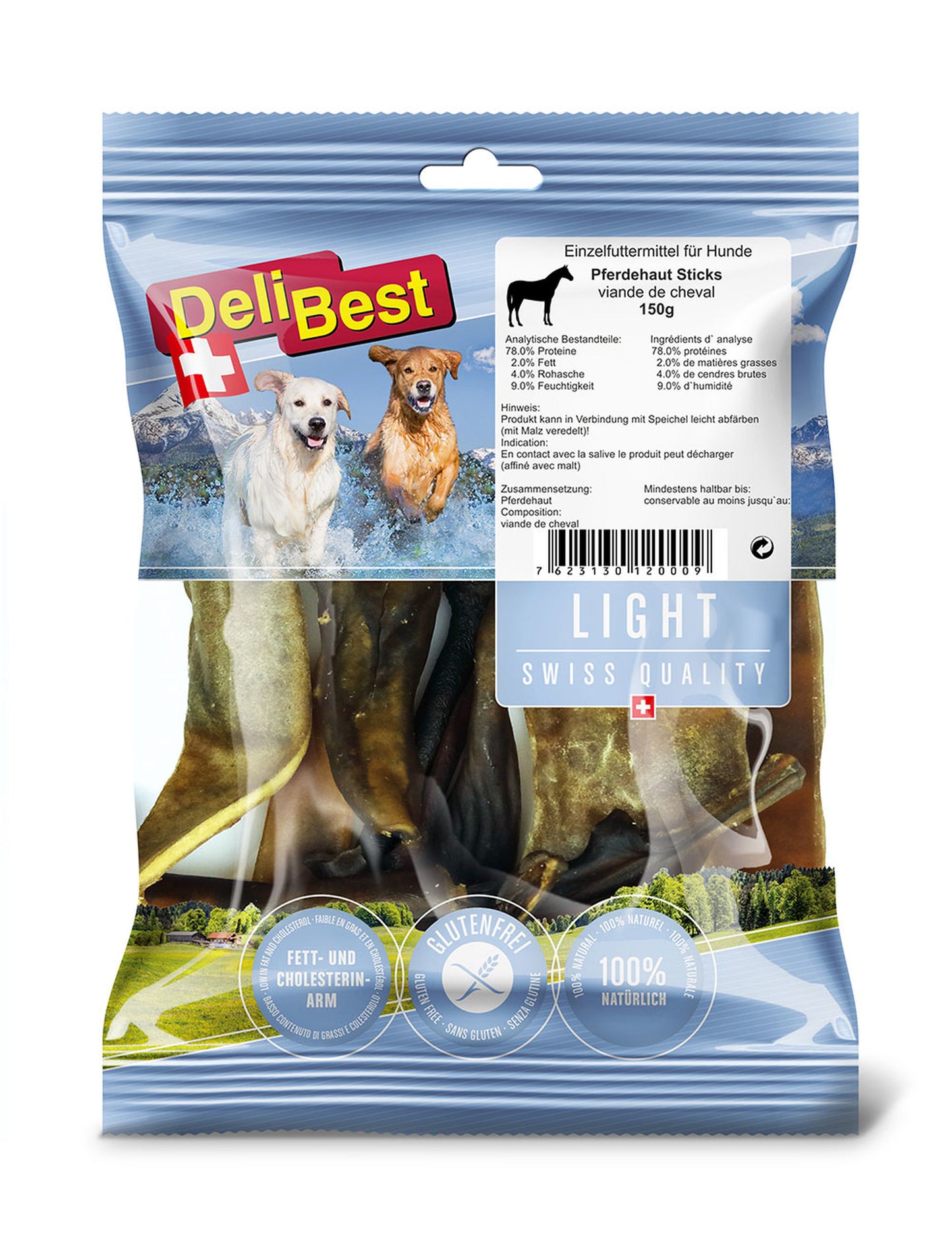 DeliBest light hestekjøtt (hud) 150g