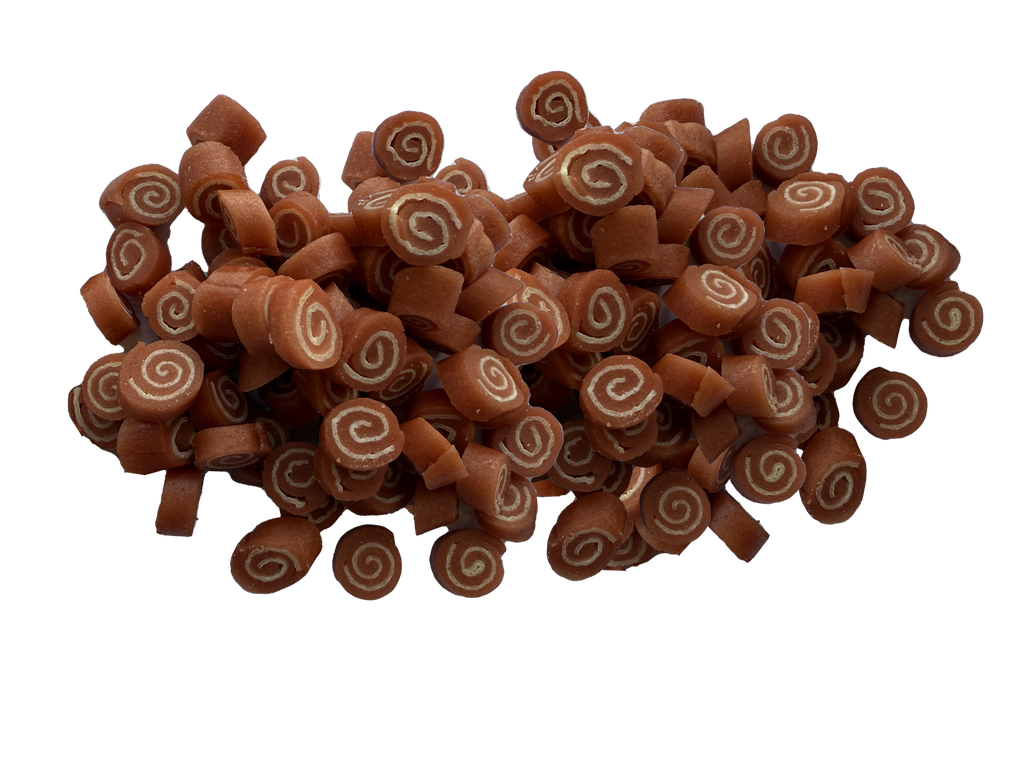 WOOLF WILDDOG GOOSE & COD TWISTIES 100G